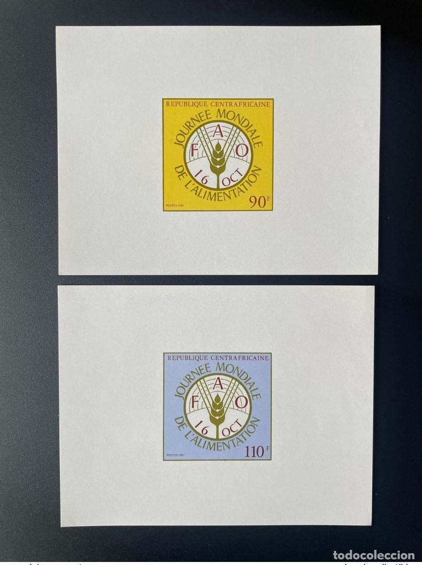 Sellos: Rep&uacute;blica Centroafricana 1981 Mi. 788 - 789 Evento de lujo D&iacute;a Mundial la Alimentaci&oacute;n FAO