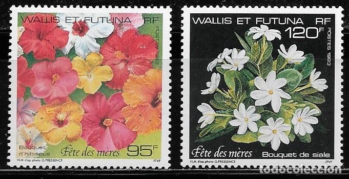 Sellos: WALLIS ET FUTUNA 1993, Ivert 449/50 - FLORES. MNH.