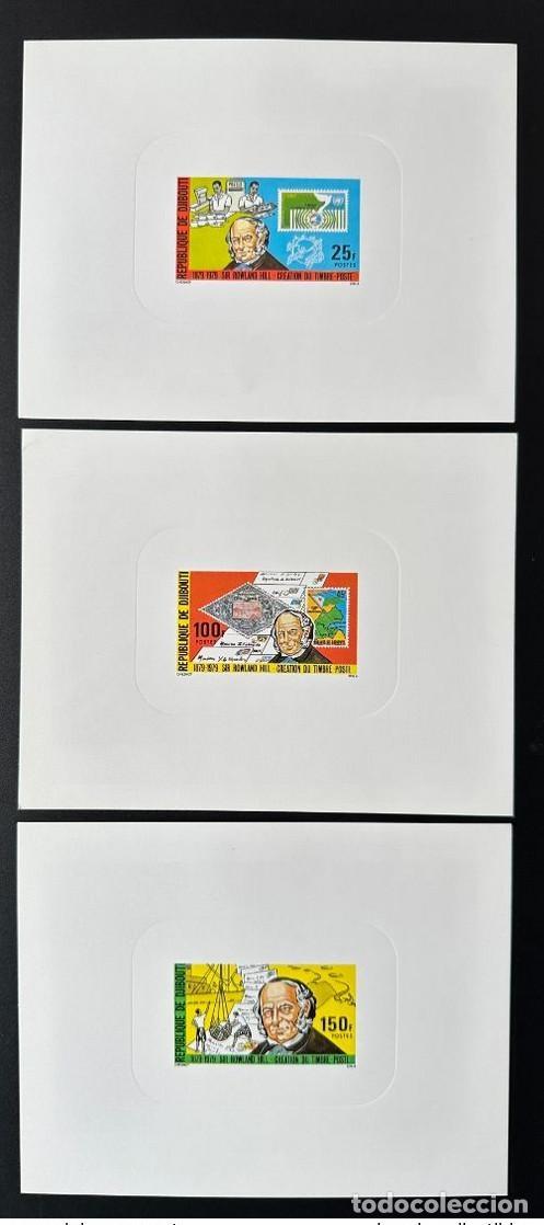 Sellos: Yibuti 1979 Mi. 245 - 247 Creaci&oacute;n de sellos postales Rowland Hill a prueba lujo