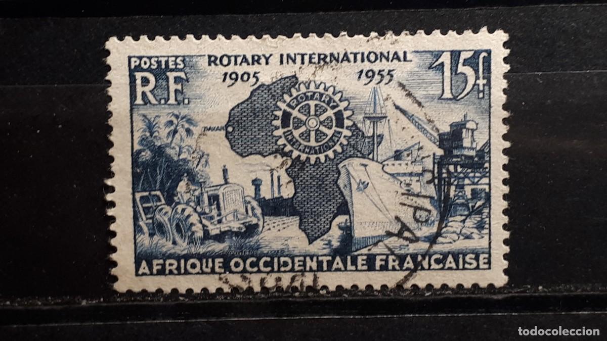 Sellos: AFRICA OCCIDENTAL FRANCESA. &deg;. A&Ntilde;O 1955. YVERT 53