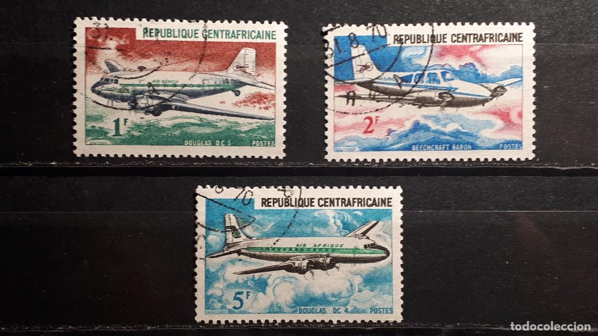 Sellos: CENTROAFRICA. &deg;. A&Ntilde;O 1967. YVERT 94/6