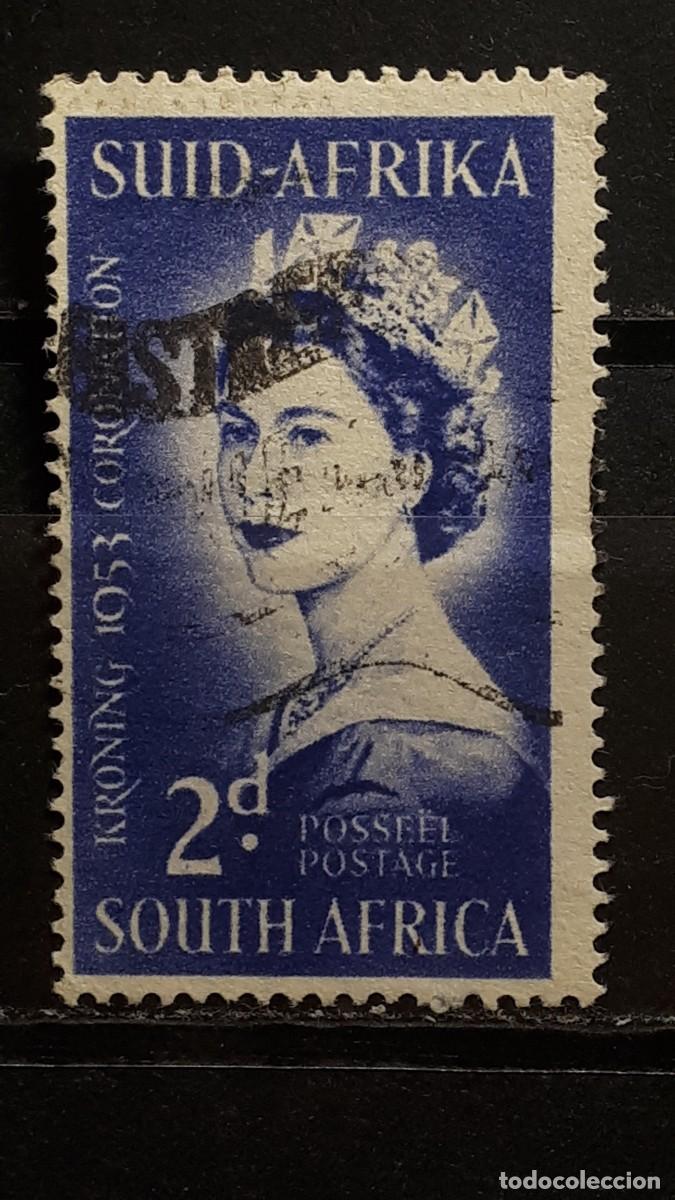 Sellos: AFRICA DEL SUR. Colonia BRIT&Aacute;NICA. &deg; A&Ntilde;O 1953. YVERT 193