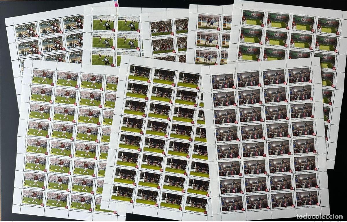 Sellos: Santo Tom&eacute; y Pr&iacute;ncipe 2004 | Planchas F&uacute;tbol Fu&szlig;ball Milan AC Milano