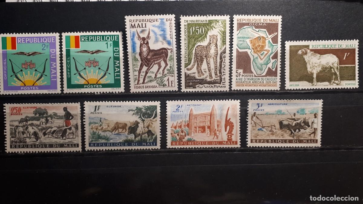 Sellos: MAL&Iacute;. **/*. Lote a catalogar