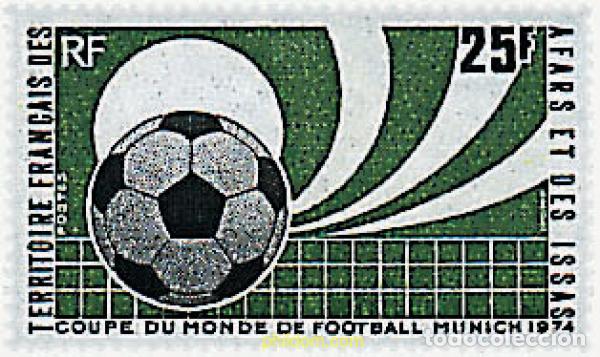 Sellos: 48168 MNH AFARS E ISSAS 1974 COPA DEL MUNDO DE FUTBOL. ALEMANIA-74