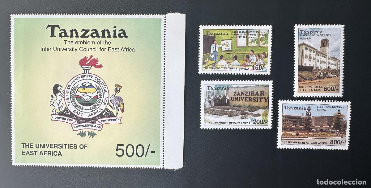 Sellos: Tanzania 2000 Mi. 3930-3934 Universidades &Aacute;frica Oriental Zanz&iacute;bar Makerere Egerton