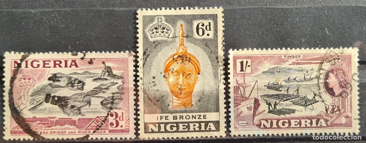 Sellos: Serie de sellos usados de Nigeria 1953