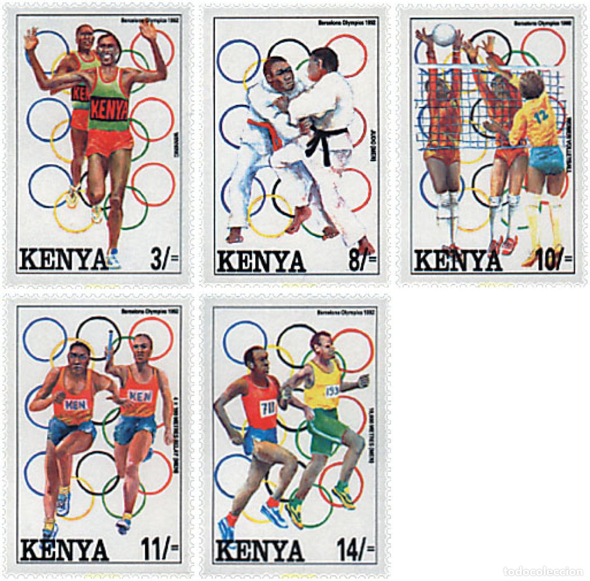 Sellos: 27977 MNH KENIA 1992 25 JUEGOS OLIMPICOS VERANO BARCELONA 1992