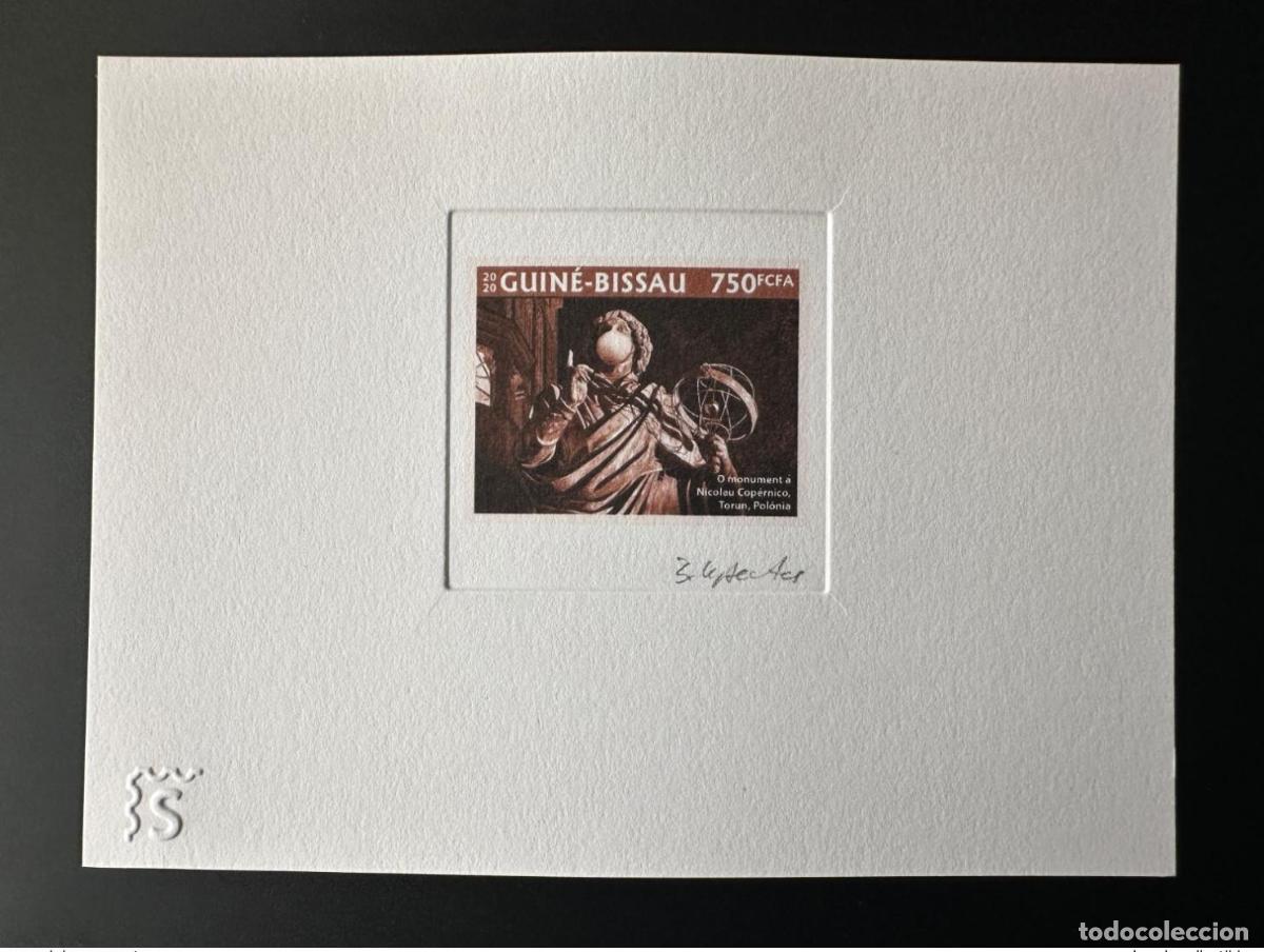 Sellos: Guinea Bissau 2020 Mi. 11310 Prueba de artista Nicolas Copernic BROWN