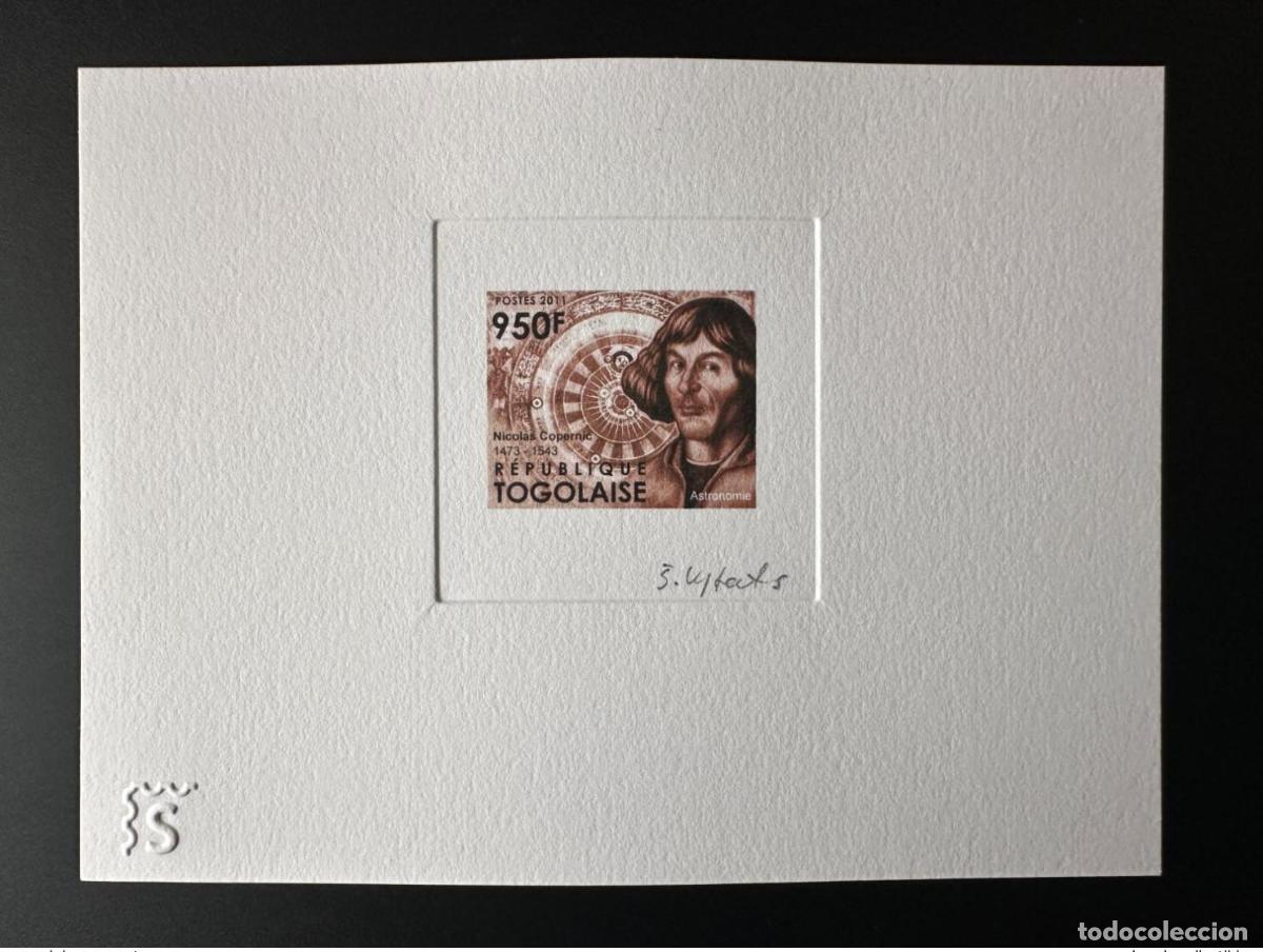 Sellos: Togo 2011 Mi. 4250 Artist Proof Nicolas Copernic BRUN