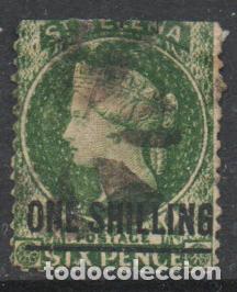 Briefmarken: SANTA HELENA IVERT N&ordm; 9 (1884),REINA VICTORIA, USADO