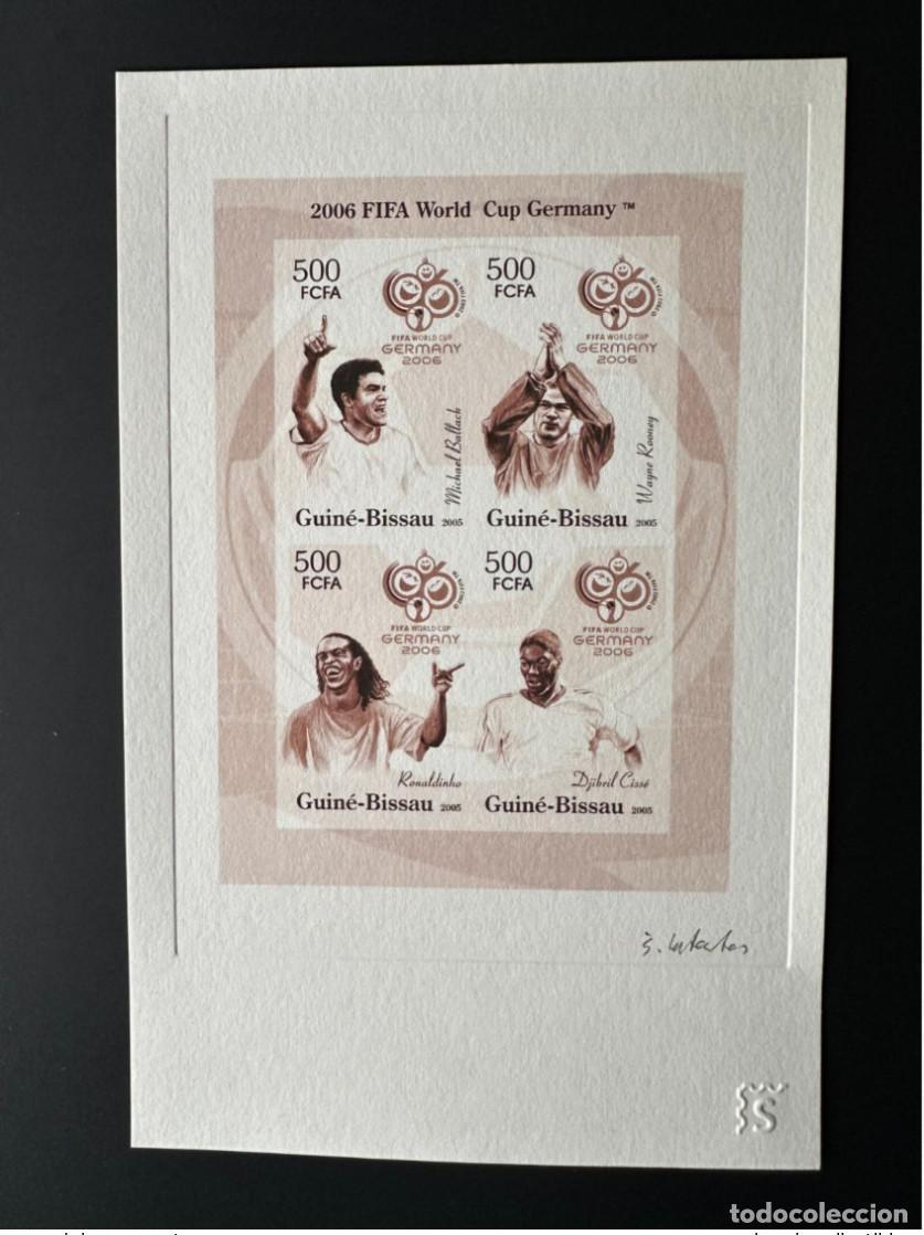 Selos: Guinea Bissau 2006 Artist's Proof Mi. 3265-3268 Copa Mundial de la FIFA Alemania BR