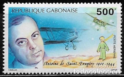 Sellos: GABON 1994, Ivert A-292 - AVIACI&Oacute;N. MNH.