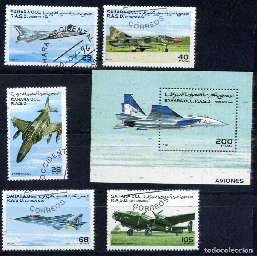 Sellos: RASD - Sahara Occ. RASD - Sahara Occ. 1996 Aviones de combate