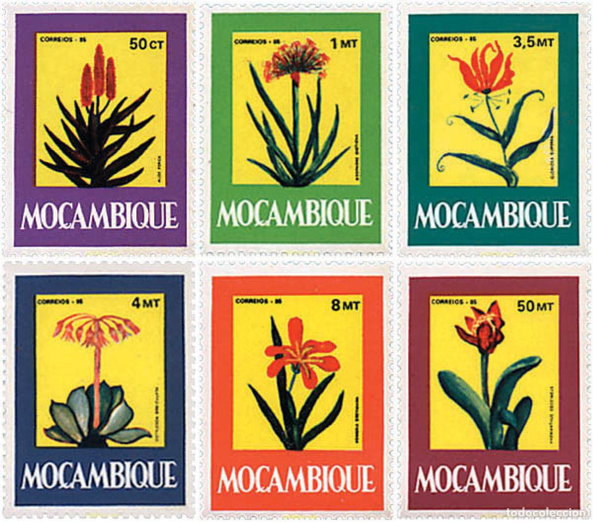 Sellos: 95919 MNH MOZAMBIQUE 1985 FLORES MEDICINALES