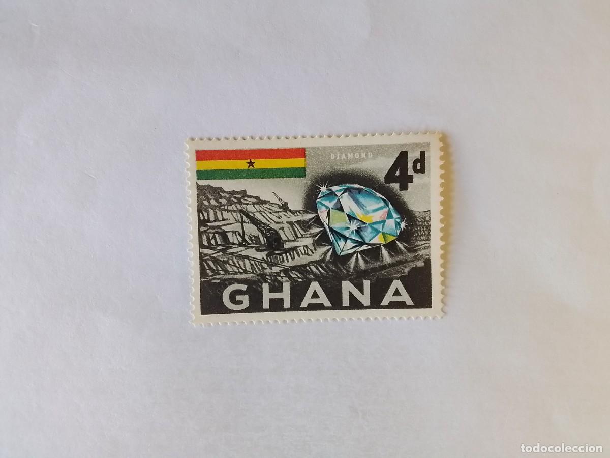 Sellos: &Aacute;FRICA GHANA SELLO USADO