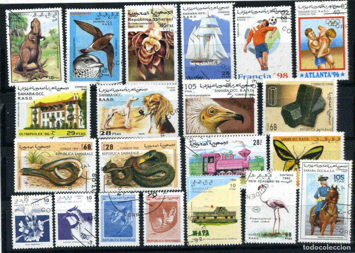 Sellos: RASD - Sahara Occ. - Republica Saharaui Lote de sellos 1990-1999