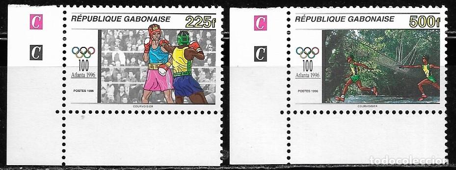 Sellos: GABON 1996, SERIE Mi. 1298/99 - ATLANTA 96. MNH.