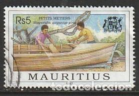 Sellos: MAURICIO, SELLO USADO