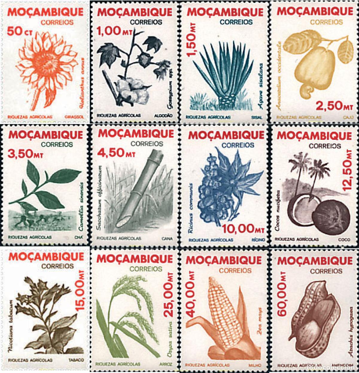 Sellos: 95142 MNH MOZAMBIQUE 1981 PRODUCTOS AGRICOLAS