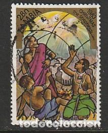 Sellos: ZAMBIA, SELLO USADO.