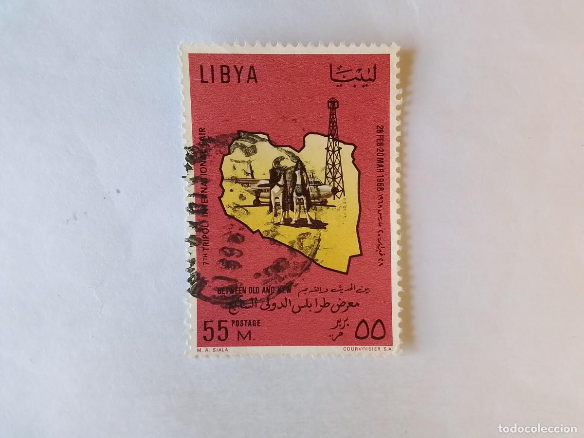 Sellos: A&Ntilde;O 1968 LIBIA SELLO USADO
