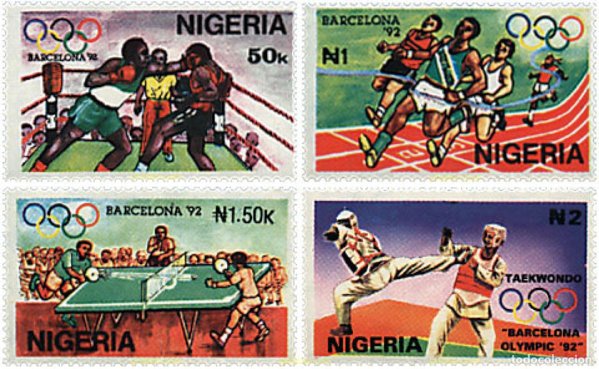 Sellos: 51811 MNH NIGERIA 1992 25 JUEGOS OLIMPICOS VERANO BARCELONA 1992