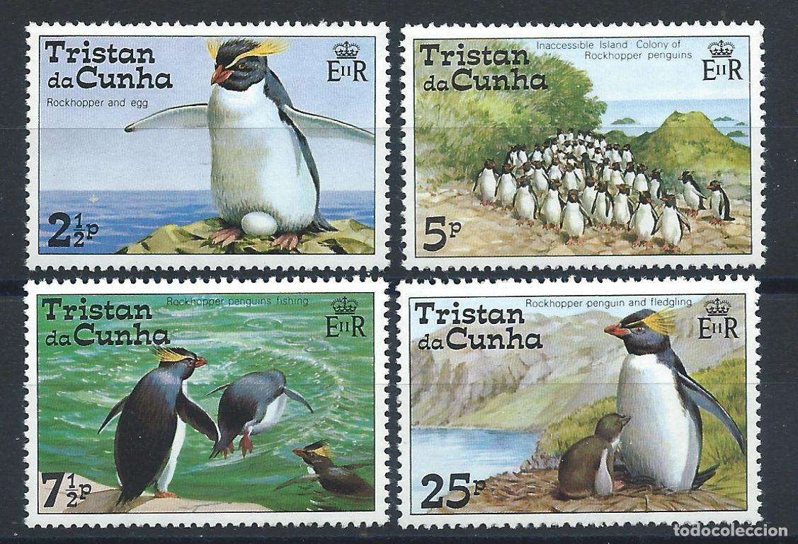 Sellos: Tristan Da Cunha N&deg;191/94** (MNH) 1974 - Faune &rdquo;Oiseaux&rdquo;