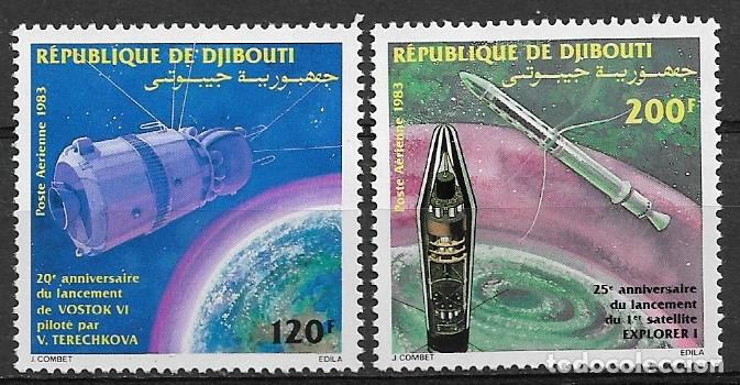 Sellos: DJIBOUTI 1983, Ivert A-193/94 - LA CONQUISTA DEL ESPACIO. MNH.