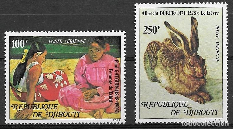 Sellos: DJIBOUTI 1978, Ivert A-125/26 - PINTURAS. MNH.