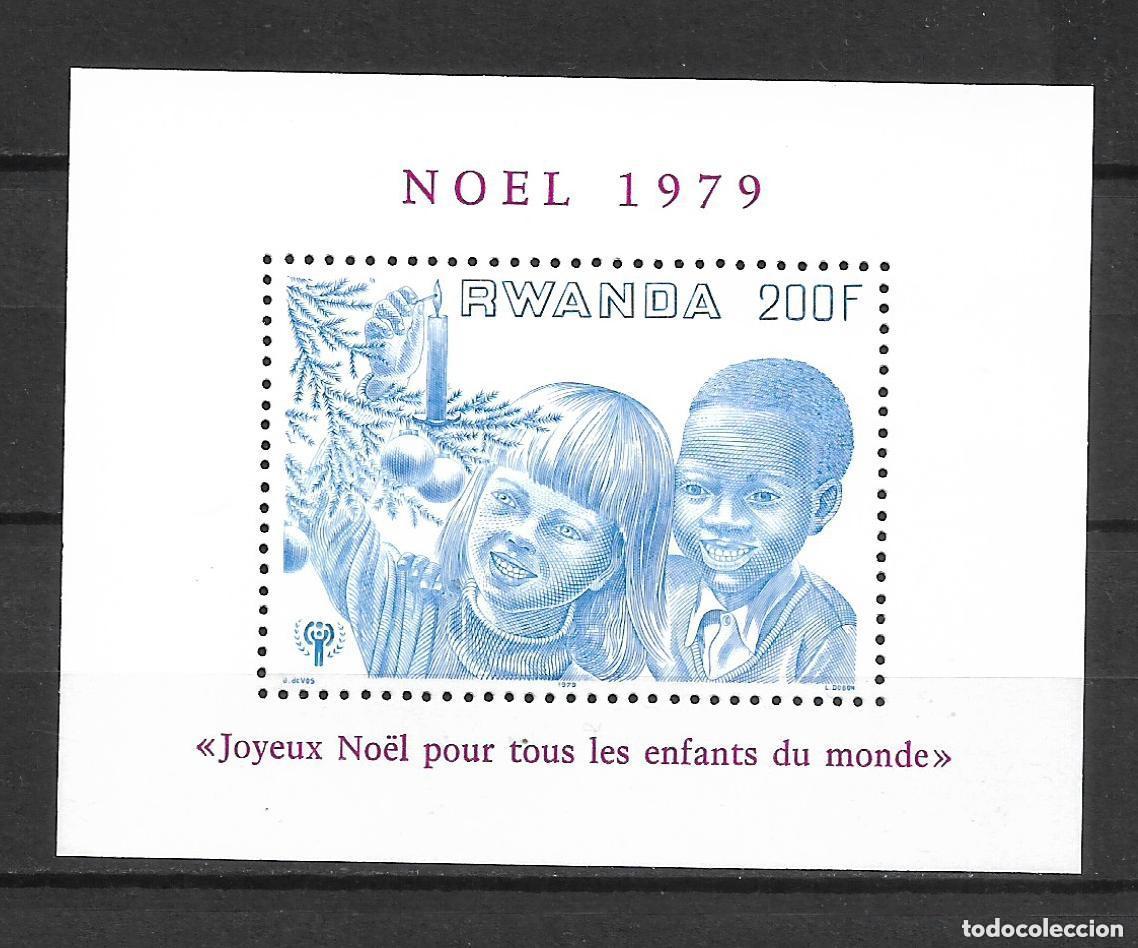 Sellos: ruanda 1979 scott 934 a&ntilde;o internacional del ni&ntilde;o ** mnh 9.30&euro; - 31/12