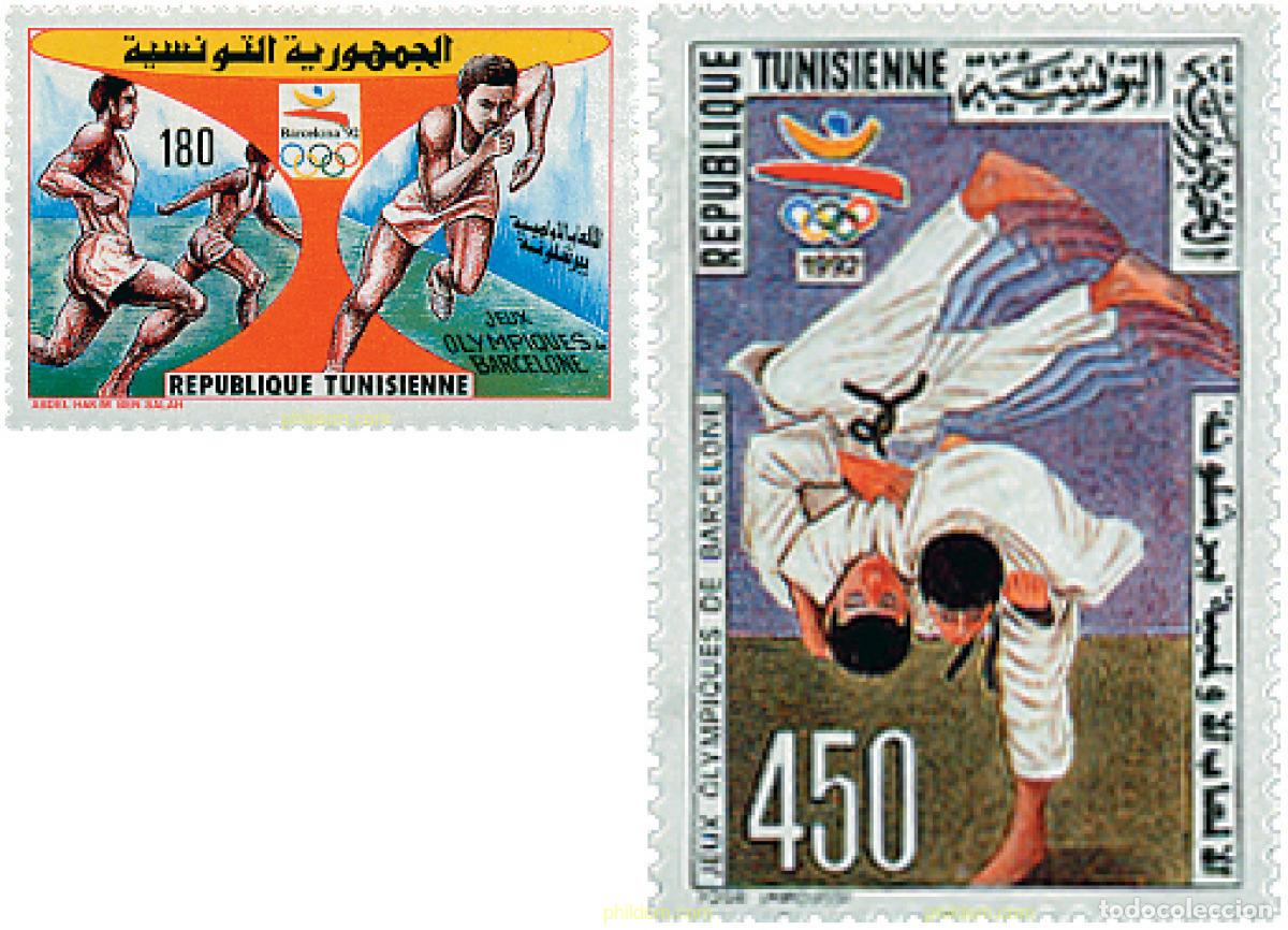 Sellos: 90158 MNH TUNEZ 1992 25 JUEGOS OLIMPICOS VERANO BARCELONA 1992