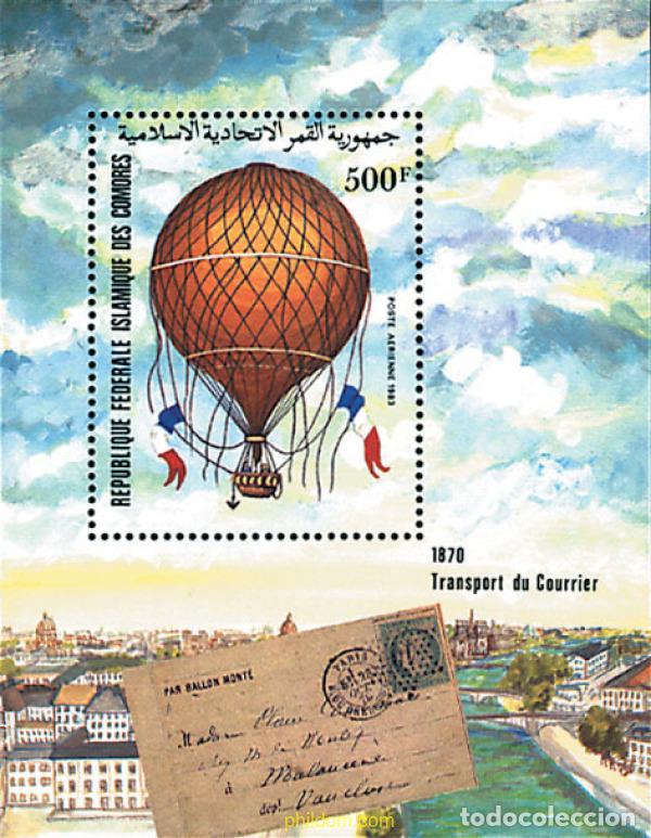 Sellos: 73102 MNH COMORES 1983 GLOBOS Y DIRIGIBLES