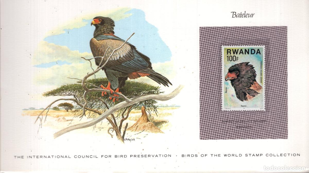 Sellos: RWANDA 1977, CARTA MNH MICHEL RW 900