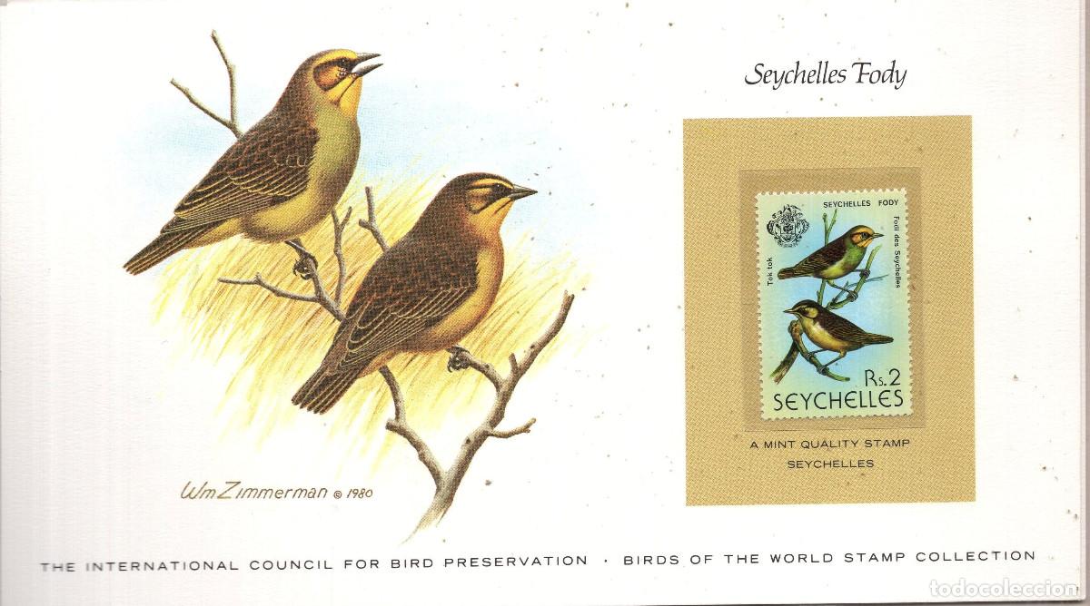 Sellos: SEYCHELLES 1980, CARTA MNH MICHEL SC 430