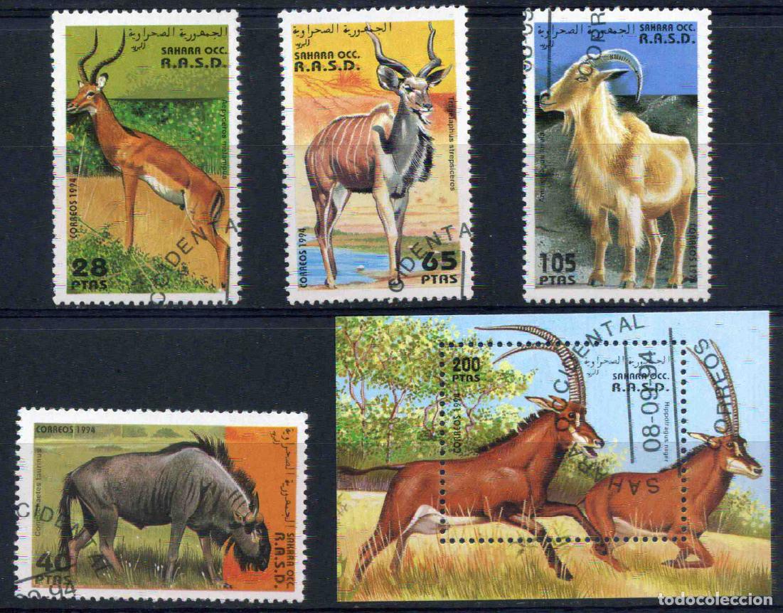 Sellos: RASD - Sahara Occ. 1994 Fauna africana