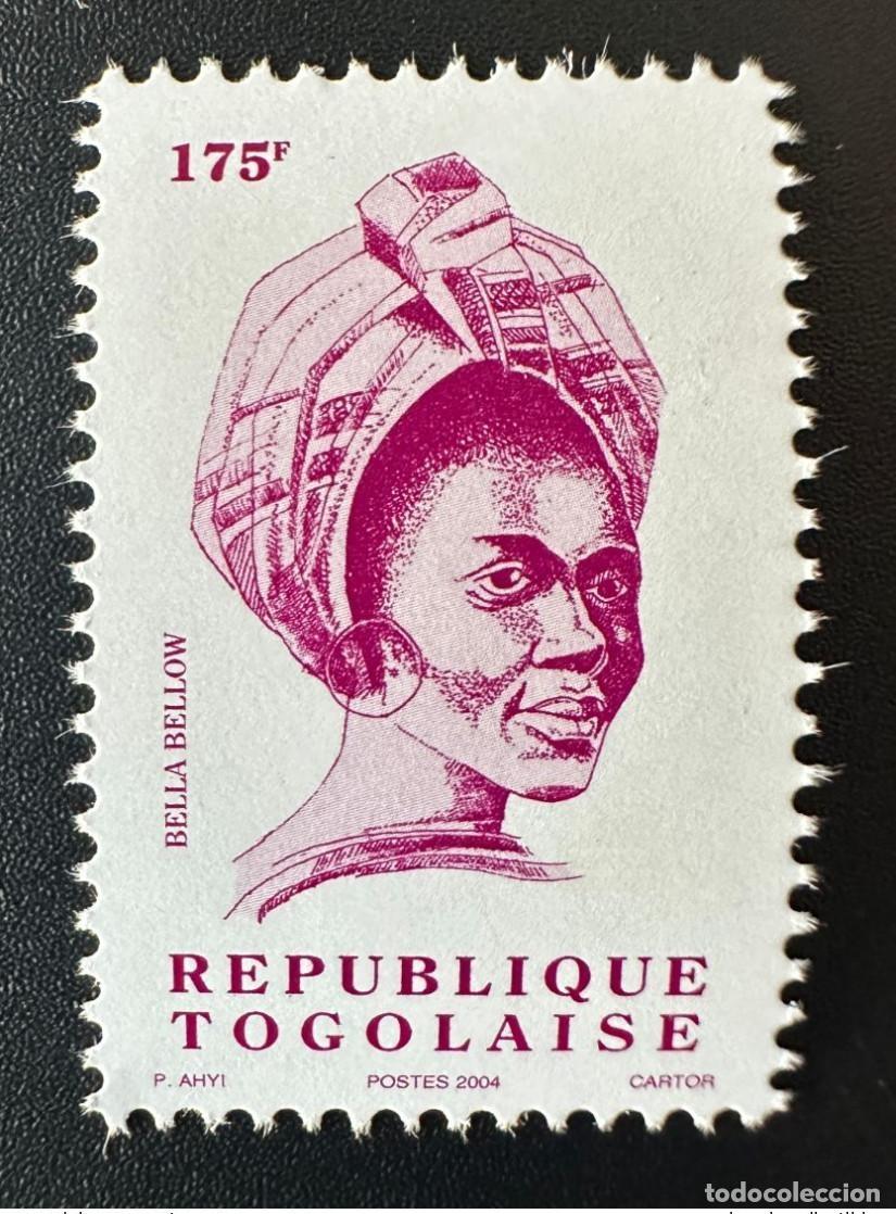 Sellos: Togo 2004 - mayo. A 3361 Serie actual BELLA BELLOW 175 F MNH**