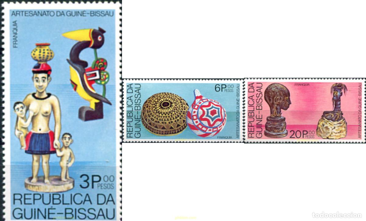 Sellos: 322182 MNH GUINEA BISSAU 1980 ARTESANIA