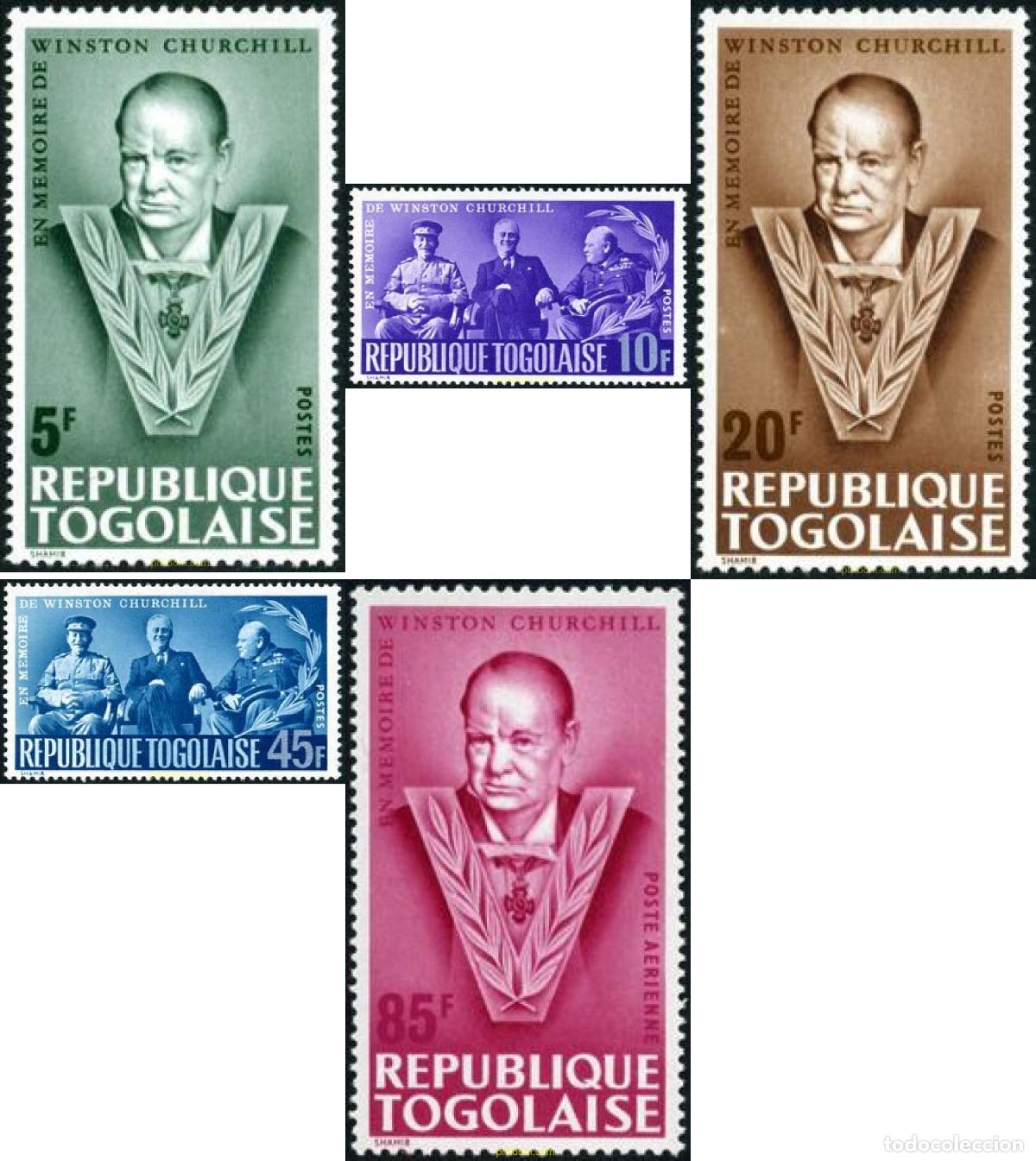 Sellos: 365529 MNH TOGO 1965 EN MEMORIA DE WINSTON CHURCHILL