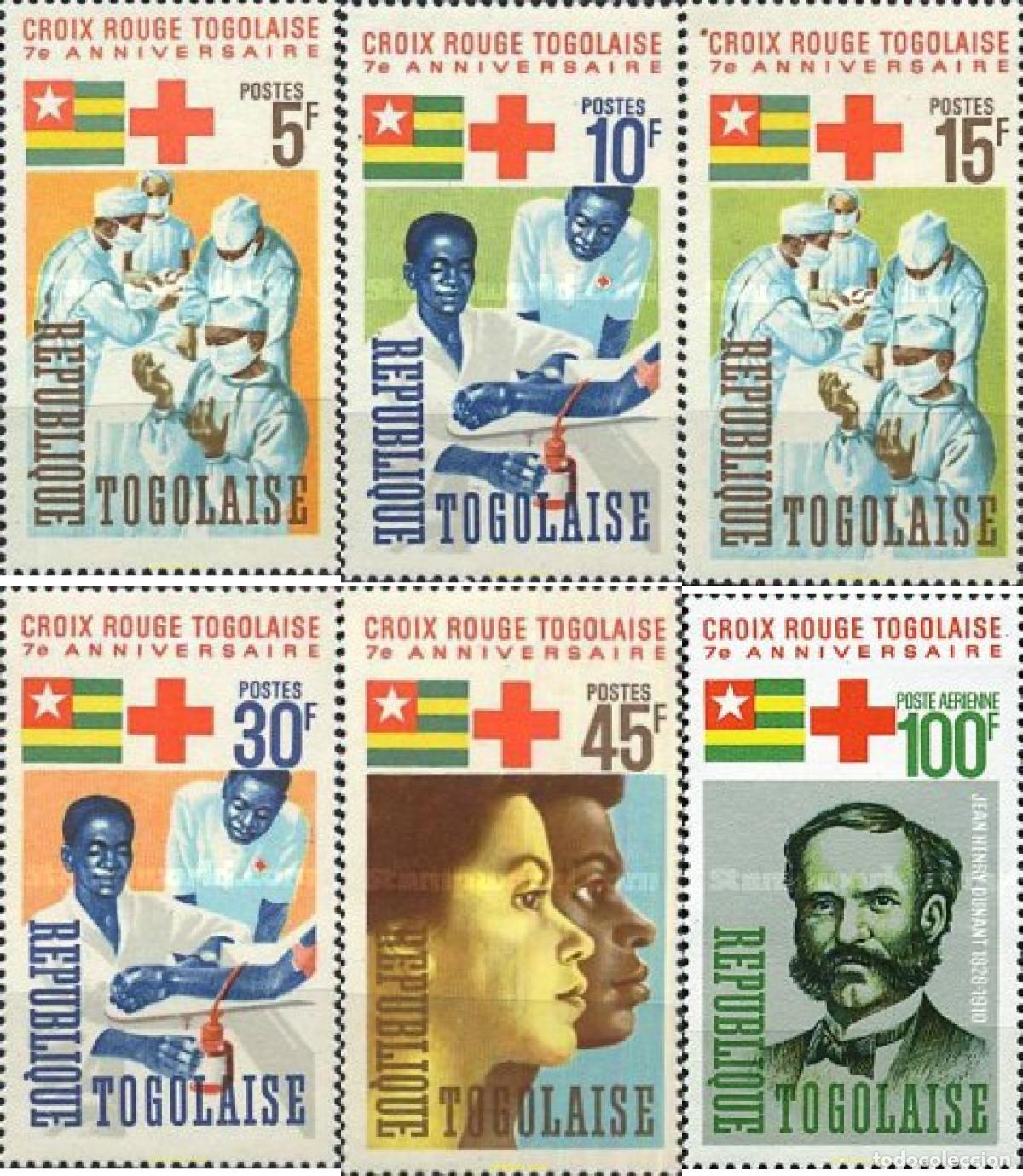 Sellos: 365532 MNH TOGO 1966 CRUZ ROJA TOGOLESA