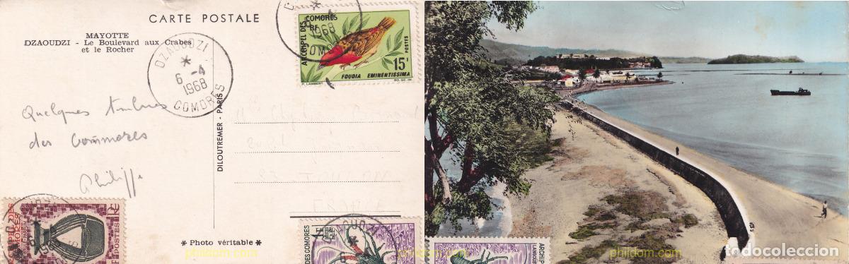 Sellos: 775904 USED COMORES 1967 AVES