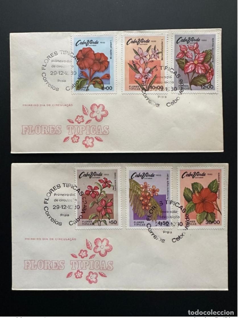 Sellos: Cabo Verde 1980 Mi. 425 - 430 FDC Flores Blumen