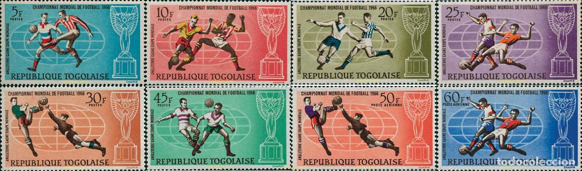 Sellos: 90320 MNH TOGO 1966 COPA DEL MUNDO DE FUTBOL. INGLATERRA-66