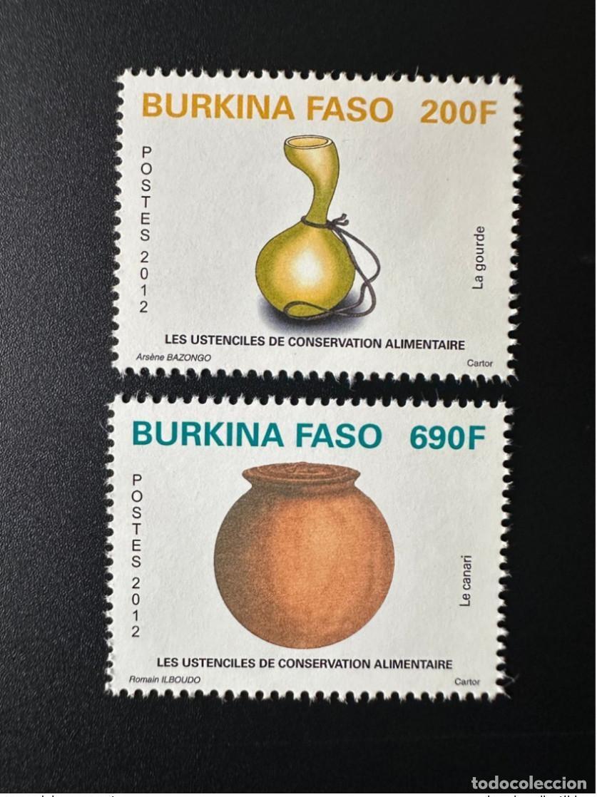 Sellos: Burkina Faso 2012 Mi. 1968 - 1969 Ustenciles Utensilios de conservaci&oacute;n alimentos
