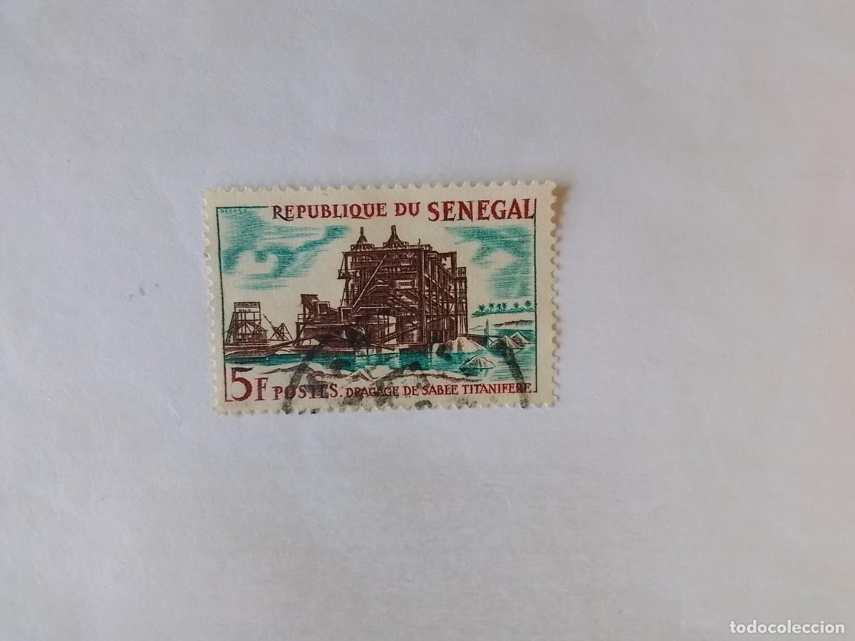 Sellos: &Aacute;FRICA SENEGAL SELLO USADO