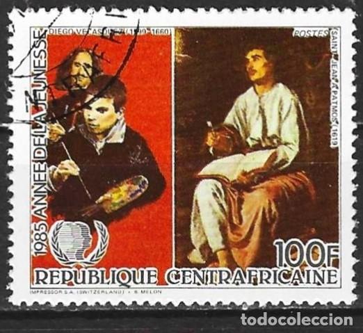 Sellos: Rep. Centroafricana 1985 - Mi 1182 - YT 712 - El pintor Velasquez
