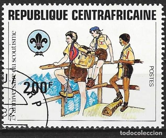 Sellos: Rep. Centroafricana 1982 - Mi 809 - YT 493 - Escultismo