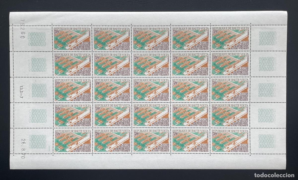 Briefmarken: Alto Volta 1970 YT 232 bloque Centro T&eacute;cnico Profesional Austro-Voltaico