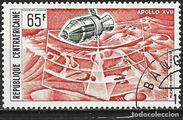 Sellos: Rep. Centroafricana 1973 - Mi 340 - YT Pa 125 - Apollo XVII