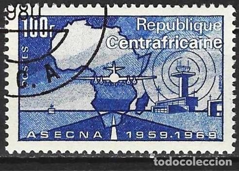 Sellos: Rep. Centroafricana 1969 - Mi 201 - YT 121 - A.S.E.C.M.A.